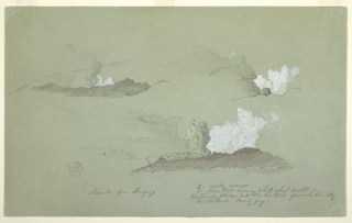 Drawing, Three Views of Sangay Volcano, Ecuador