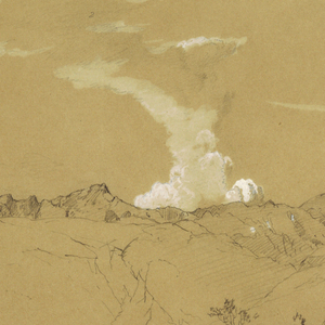 Drawing, Volcano, Sangay, July 11, 1857
