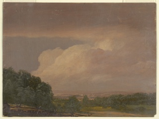 Drawing, Landscape with a Town