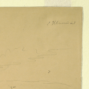 Drawing, Niagara Falls, Terrapin Point, March 20, 1856