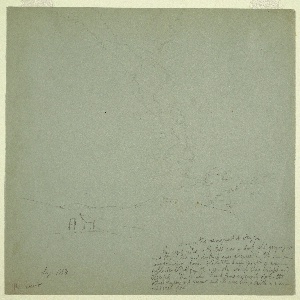 Drawing, "Aurora" Mt. Desert, September 1854