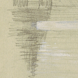 Drawing, Shore, Königssee near Berchtesgaden Bavaria, July 1868