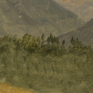 Drawing, Untesberg, near Berchtesgaden, Bavaria, 1868