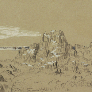 Drawing, Rocky Coast, Grand Manan, Canada, August 1851
