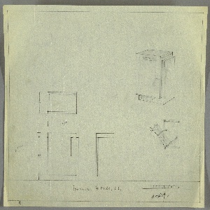 Drawing, Night Table, early 20th century