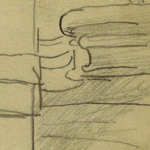 Drawing, Sketch of the Details of a Ship
