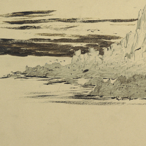 Drawing, Cliffs, September 1851