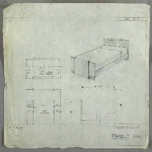 Drawing, Bed, October 17, 1933