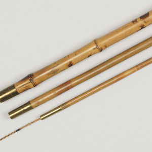 Cane With Fishing Rod