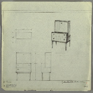 Drawing, Cabinet, early 20th century