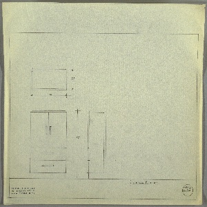 Drawing, China Cabinet, early 20th century
