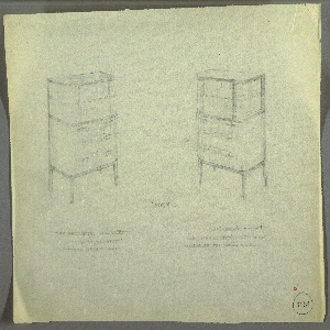 Drawing, Cabinet, early 20th century