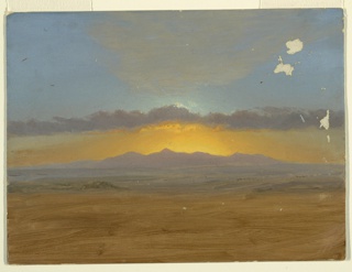 Drawing, Sunset