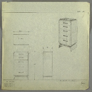 Drawing, Chest of Drawers