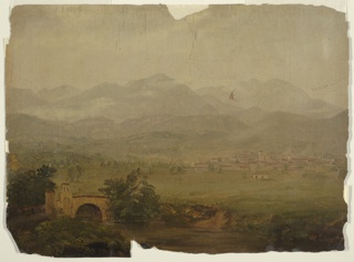 Drawing, South American Landscape