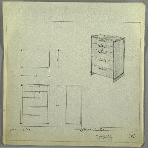 Drawing, Chest of Drawers