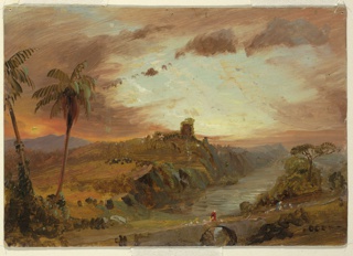 Drawing, Imaginary South American Landscape, 1857–75