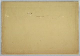 Drawing, Outline of Mt. Katahdin, Maine