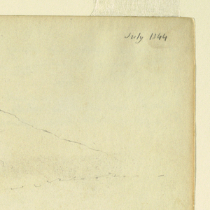 Drawing, Wooded Hillside, Catskill Mountains, July 1844