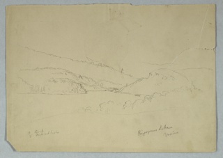 Drawing, Ripogenus Lake, Maine