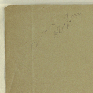 Drawing, "Statue Rock", September 1851