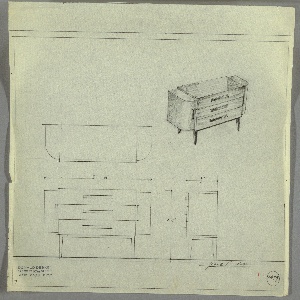 Drawing, Chest of Drawers
