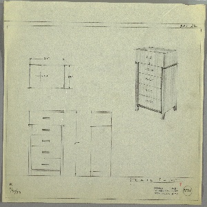 Drawing, Chest of Drawers