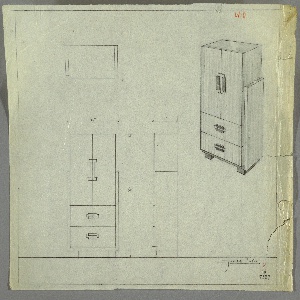 Drawing, Cabinet, early 20th century