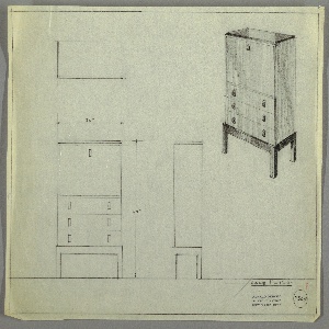 Drawing, Chest of Drawers