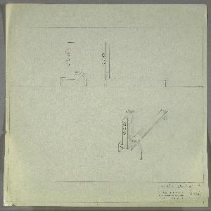 Drawing, Andiron, early 20th century