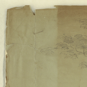 Drawing, Landscape with Trees and a Stream [?], Grand Manan Island, Canada, September 1851