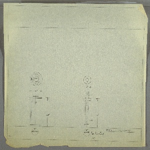 Drawing, Ashtrays, two