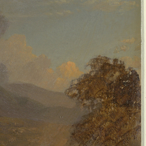 Drawing, English Castle and Cottage, ca. 1844
