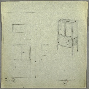 Drawing, Cabinet, early 20th century