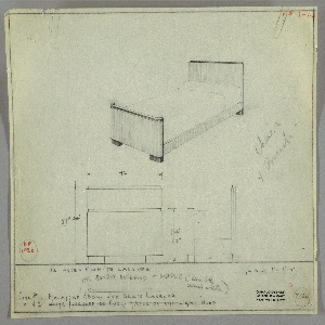 Drawing, Bed, early 20th century