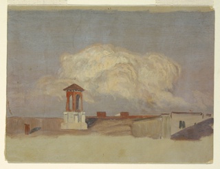 Drawing, Roofs of an Italian Town