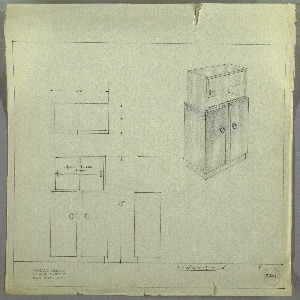 Drawing, Cabinet, early 20th century