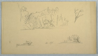 Drawing, Lake Sketches near Mt. Katahdin, Maine