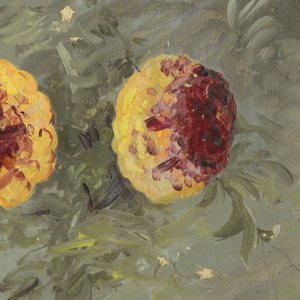 Drawing, Zinnias, 1860–70