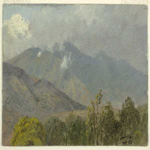 Drawing, Mountainous Landscape, May 1865