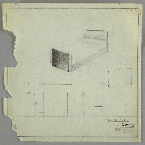 Drawing, Bed, early 20th century