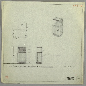 Drawing, Night Table, early 20th century