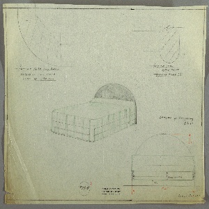 Drawing, Bed, early 20th century