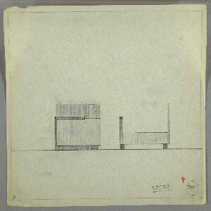 Drawing, Bed, early 20th century