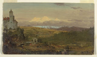 Drawing, Cathedral, Chillo, Ecuador
