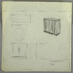 Drawing, Cabinet, early 20th century
