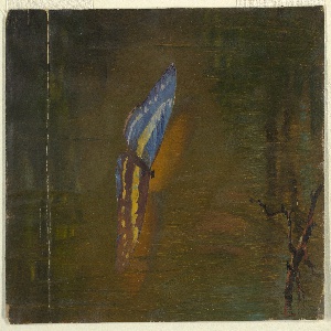 Drawing, Butterfly over Water, ca. 1865