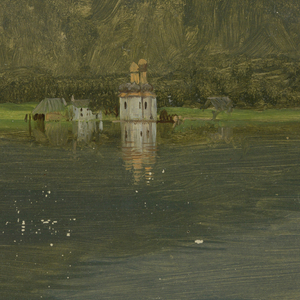 Drawing, Koenigsee, near Berchtesgaden, Bavaria, 1868