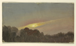 Drawing, Sunset