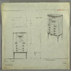 Drawing, Cabinet, early 20th century